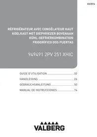 VALBERG 2PV 251 XHIC - Kühlschrank