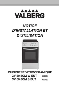 VALBERG CV 50 3CM W EUT - Cuisiniere vitrocéramique