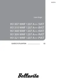 Notice BELLAVITA WMF 1207 A++ BVET Frontlader Waschmaschine