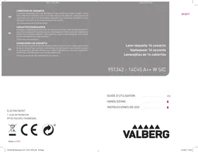 VALBERG 14C45 A++ W SIC - Lave-vaisselle