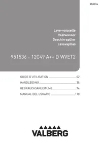 VALBERG 12C49 A++ D W VET2 - Lavavajillas