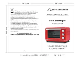 Notice SCHAUB LORENZ EO1664 Four