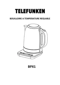 Notice TELEFUNKEN BPX1 Pava