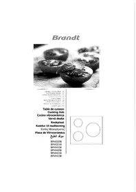 BRANDT BPV 6421 B - Plaque de cuisson