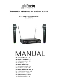 Notice PARTY LIGHT&SOUND PARTY-200UHF Pack