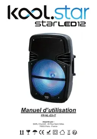 Notice KOOL START STARLED12 Enceinte amplifiée