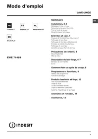 INDESIT EWE71483WEU - Lave linge hublot