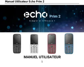 Notice ECHO PRIM2 1,77 Mobile