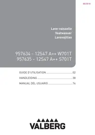 VALBERG 12S47 A++ W701T - Lavavajillas
