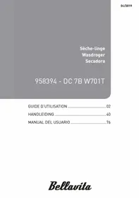 BELLAVITA DC 7B W701T - Sèche-linge