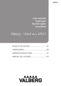 VALBERG 12S49 A++ X701T - Lavavajillas