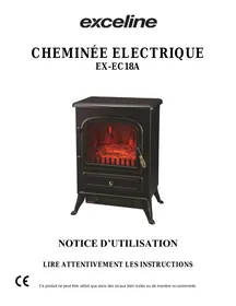 Notice EXCELINE EX-EC18A Cheminée électrique