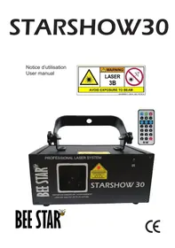 Notice BEE STAR STAR SHOW30 Laser