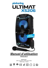 Notice PICKERING XS206 Enceinte amplifiée