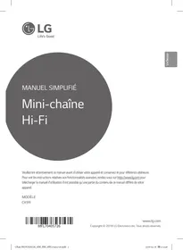 LG XBOOM CK99 - Mini chaîne