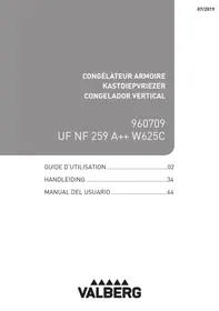 VALBERG UF NF 259 A++ W625C - Congelador