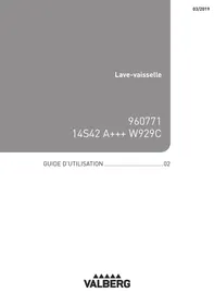 VALBERG 14S42 A+++ W929C - Lave-vaisselle
