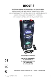 Notice BOOST STUPDJ10 Enceinte amplifiée