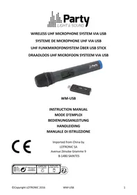 Notice PARTY LIGHT&SOUND WM USB Microphone
