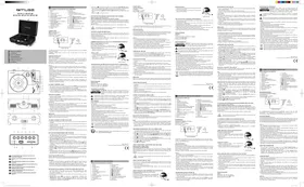 Notice MUSE MT-101 GD Platines DJ