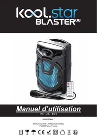 Notice KOOL START NOMADE BLASTER8 Enceinte amplifiée