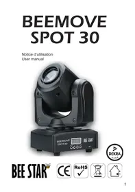 Notice BEE STAR BEEMOVE SPOT 30 Éclairage