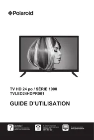 Notice POLAROID TVLED24HD LED-Fernseher