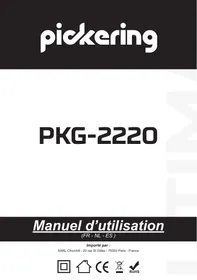 Notice PICKERING PKG2220 Maxi-chaîne