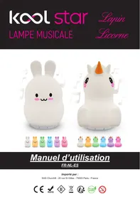 Notice KOOL START LICORNE LEDS Veilleuse