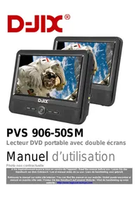 Notice D-JIX PVS 906-50SM TWIIN Lecteur DVD portable