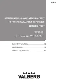 VALBERG CNF 262 A+ WD S625C - Réfrigérateur