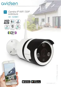 CAMERA SÉCURITÉ  EXTÉRIEURE FIXE AVIDSEN
