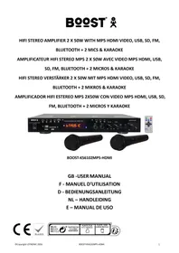 Notice BOOST KS6102 MP5 Karaoké