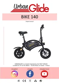 Notice URBAN GLIDE BIKE 140S Loopfiets