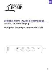 Notice LOGICOM HOME STRIPPY 4 + 4USB Smart power strip