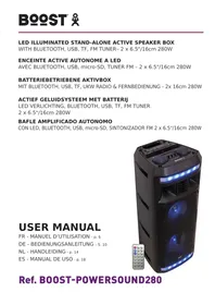 Notice BOOST POWERSOUND 280 Enceinte amplifiée