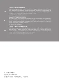 Notice EXCELINE CYCLONIC X9 Aspirateur balai