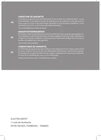 Notice EXCELINE CYCLONIC X10 Aspirateur balai