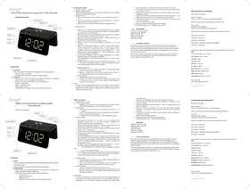 Notice HMC WALCL200 V2 Réveil