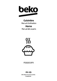 BEKO FSG 62010 FX - Cuisiniere gaz