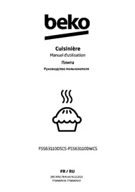 BEKO FSS 63110 DSCS - Cuisiniere mixte