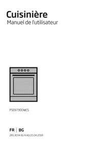 BEKO FSE 67300 WCS - Cuisiniere vitrocéramique