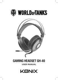 Notice KONIX GH 40 Casque gaming