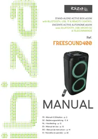 Notice IBIZA FREESOUND 400 Enceinte amplifiée