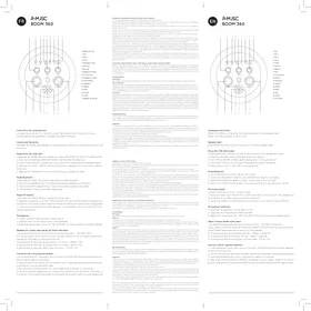 Notice R-MUSIC BOOM360 Enceinte amplifiée