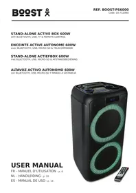 Notice BOOST PS 6000 Enceinte amplifiée