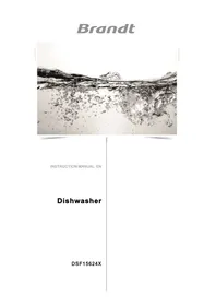 BRANDT DSF15624X - Dishwasher
