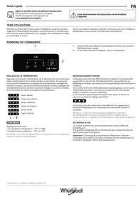Notice WHIRLPOOL W5 911E OX1 Réfrigérateur combiné