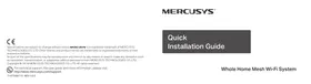 Notice MERCUSYS HALO S3 Système WiFi Mesh
