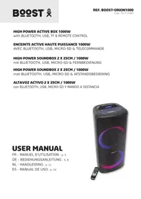 Notice BOOST ORION 100 Enceinte